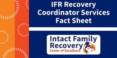 Recovery Coordinator Services Fact Sheet IFR Recovery Coordinator Services Fact Sheet